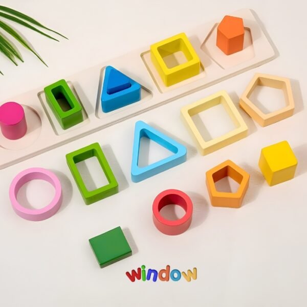 Wooden 5 Tower Shape