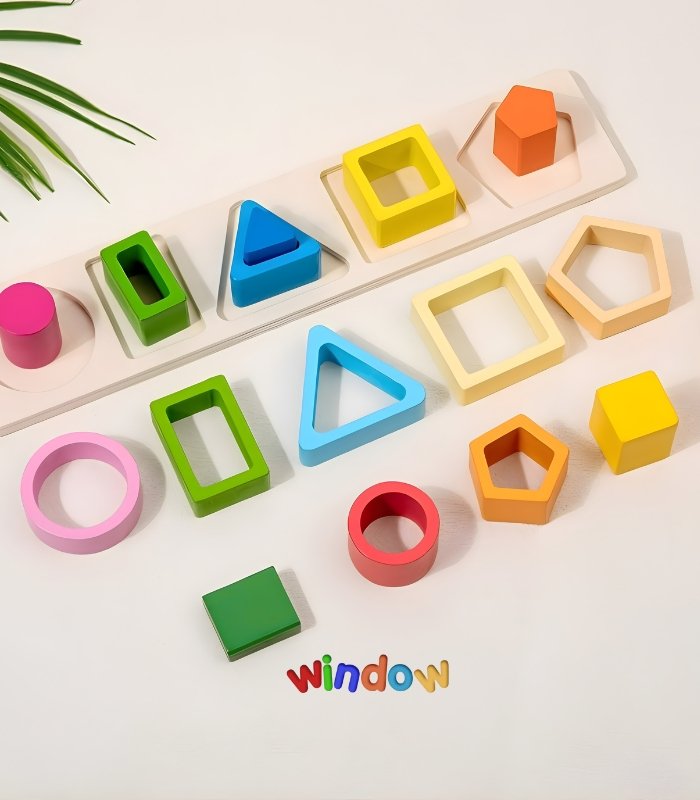 Wooden 5 Tower Shape