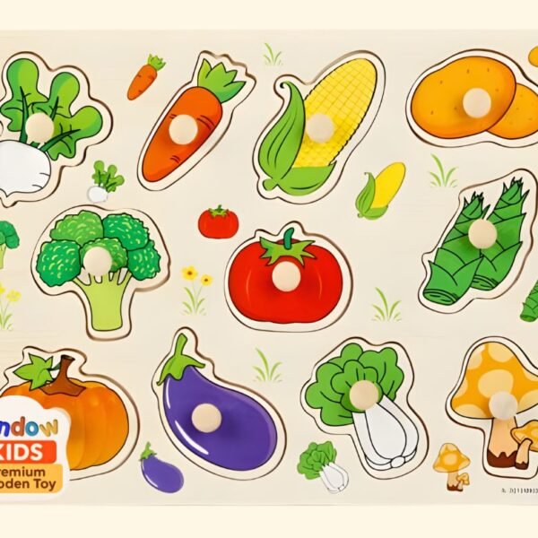 Wooden Vegetable - Puzzle