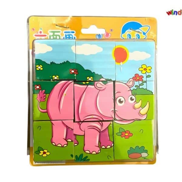 6 in 1 Cube Puzzle – Steppe Animal