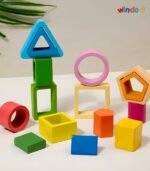 Wooden 5 Tower Shape