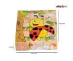 6 in 1 Cube Puzzle – Insect World - Image 2