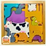 Wooden Farm Animal Set Puzzle