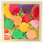 Wooden Fruit Set Puzzle Board