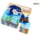 6 in 1 Cube Puzzle - Seaworld - Image 2