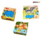 6 in 1 Cube Puzzle – Wild Animal - Image 4