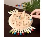 Memory Chess Wooden Game for Kids