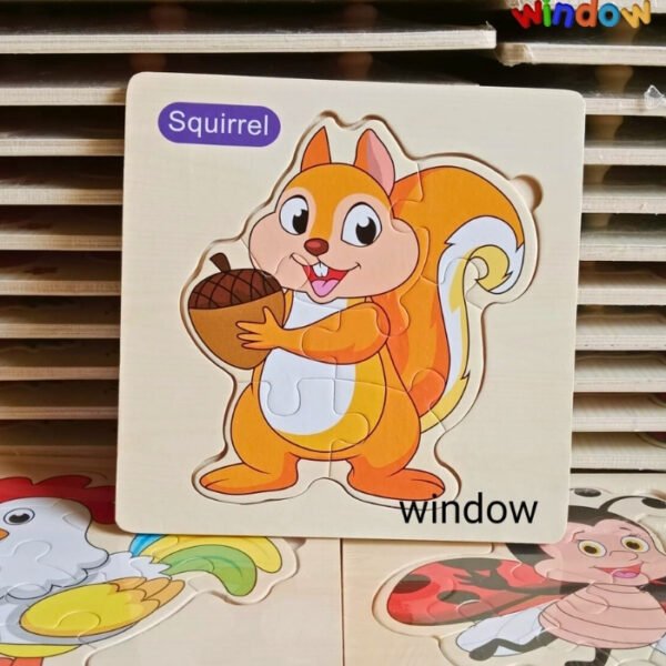 6 PARTS Squirrel