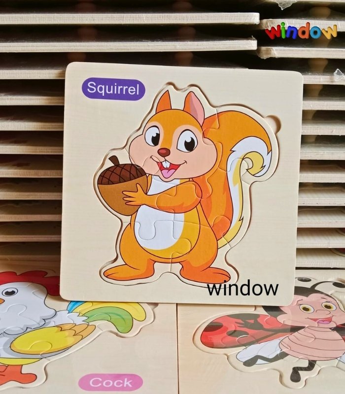 6 PARTS Squirrel