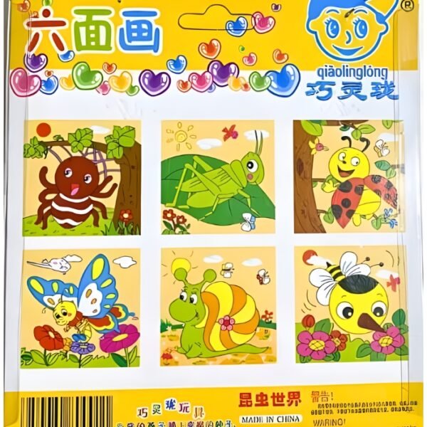 6 in 1 Cube Puzzle – Insect World