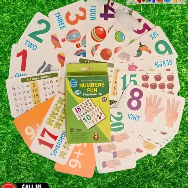 English Number Flash Cards