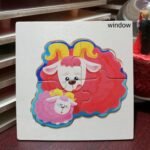 4 Part Wooden Puzzle sheep