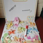 Animal with writing board