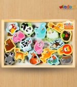Magnetic Fishing Animal – Wooden Animal Puzzle