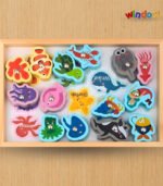 Magnetic Fishing (Sea Animal 2) – Wooden Sea Puzzle