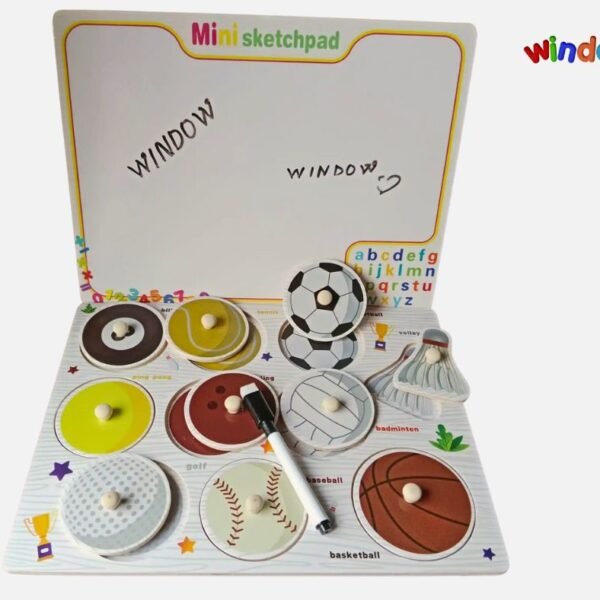 Sports Puzzle with Whiteboard