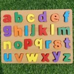 English Alphabet Small Letter red board
