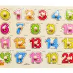 Wooden Number Board 0-20