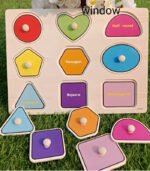 Wooden Shape - Puzzle with Knobs
