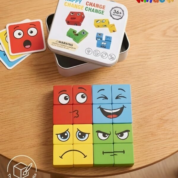 Expression Cube Puzzle