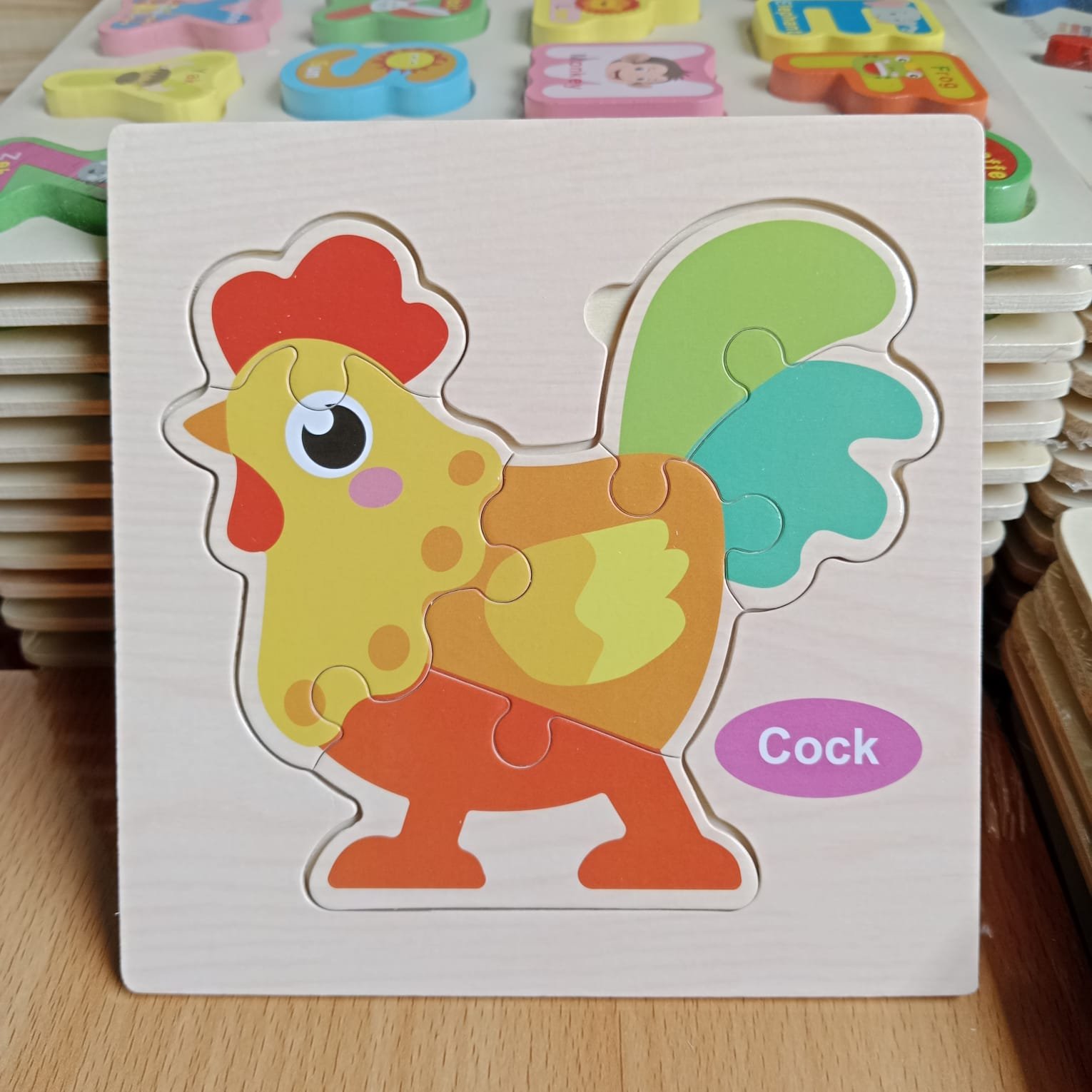 WhatsApp Image 2026-08-15 at 6.20.55 PM 15cm Wooden puzzle New cock - Image 1