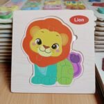 15cm Wooden puzzle New Lion